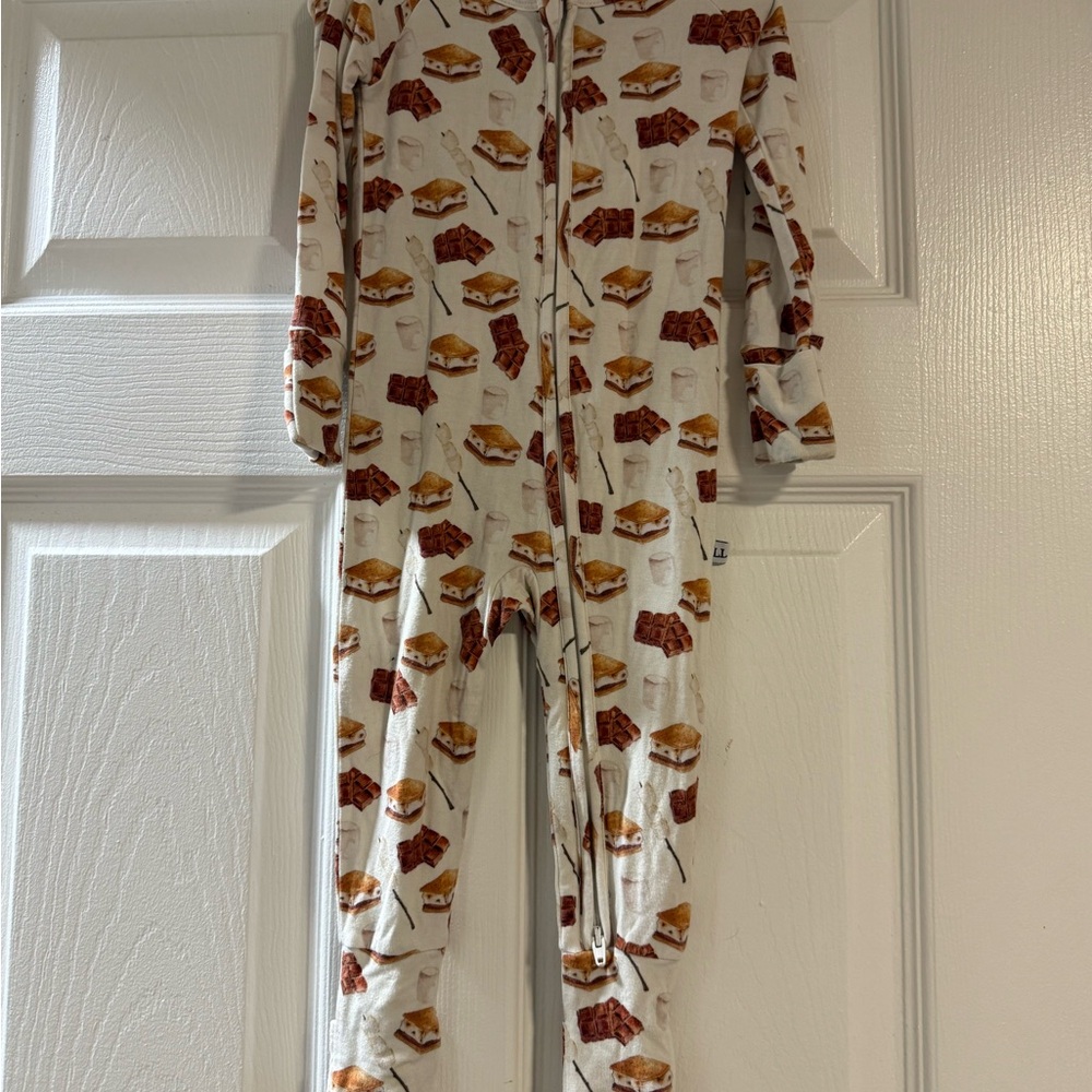 Cozy S’mores Kids Footie Pajama